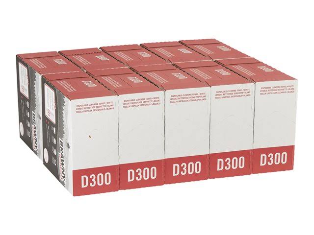 Industrial Medium Duty All Purpose Wipers, 110 sheets, 10 pack, White M297