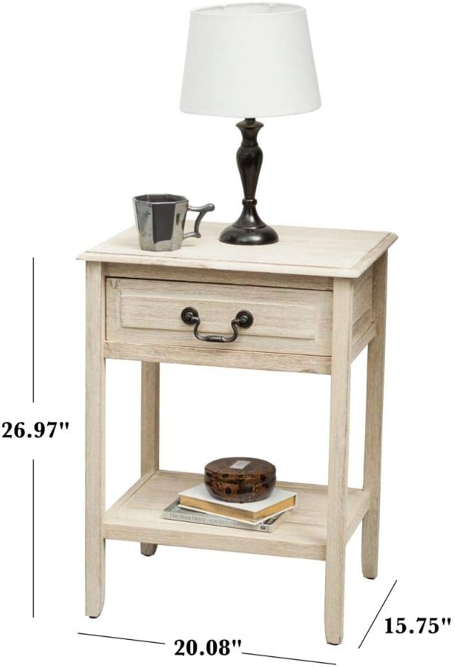 Acacia Wood Accent Table C939