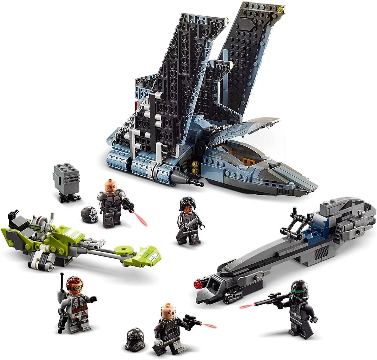 Star Wars Attack Shuttle Building Toy Set with 5 Clones Minifigures I829