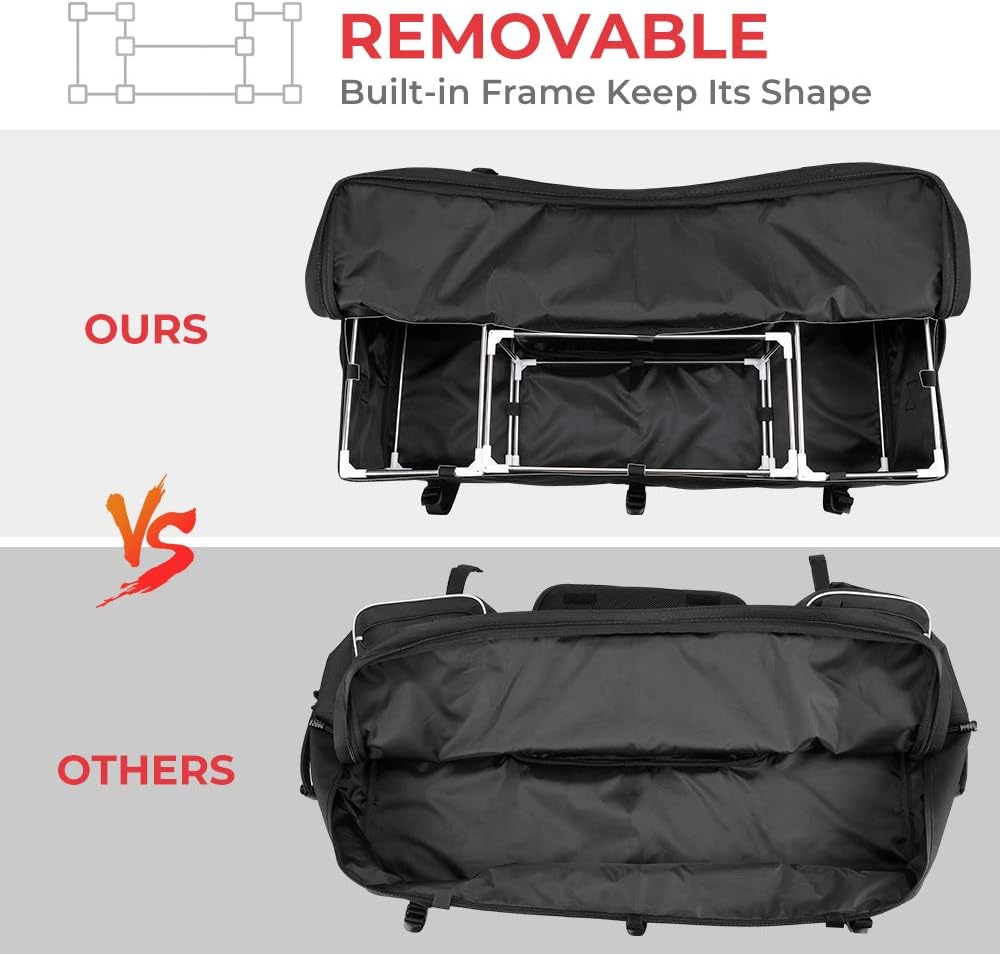 Water-Resistant ATV Storage Seat Bag with Cushion A81880