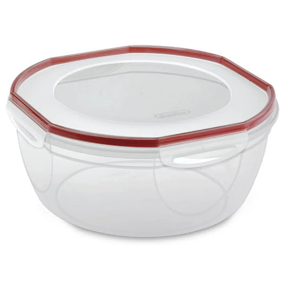 8.10 Quart Plastic Food Storage Bowl Container, 2 Pack K1069