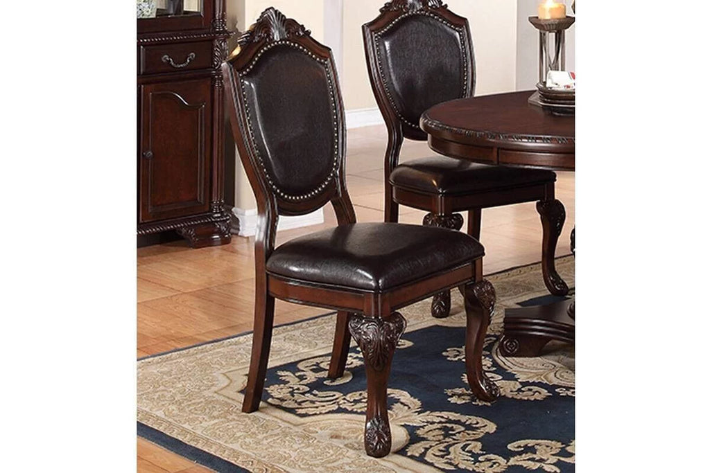 Brown Set of 2 Dining Chairs B8143