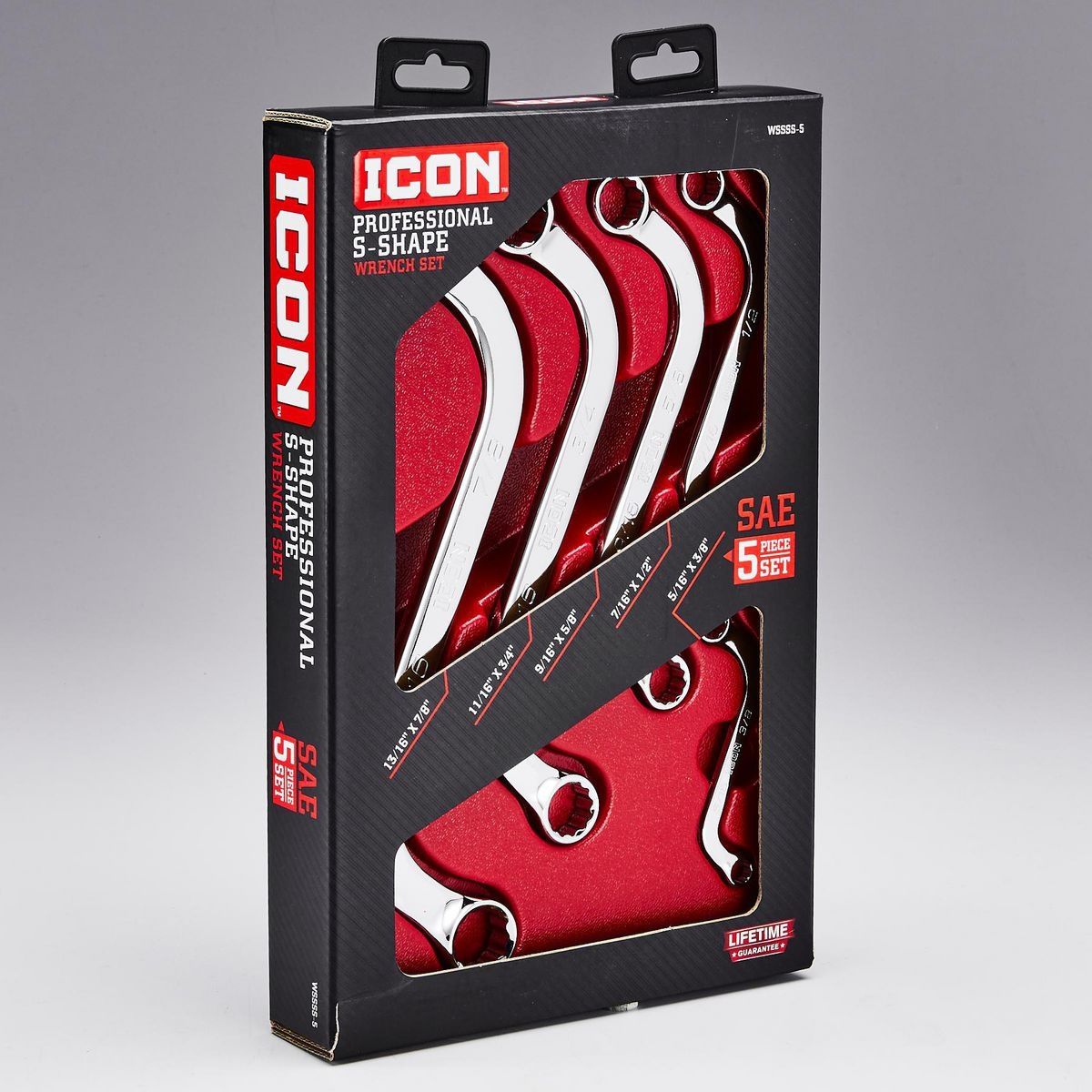 S-Shaped SAE Wrench Set, 5 Piece S6802