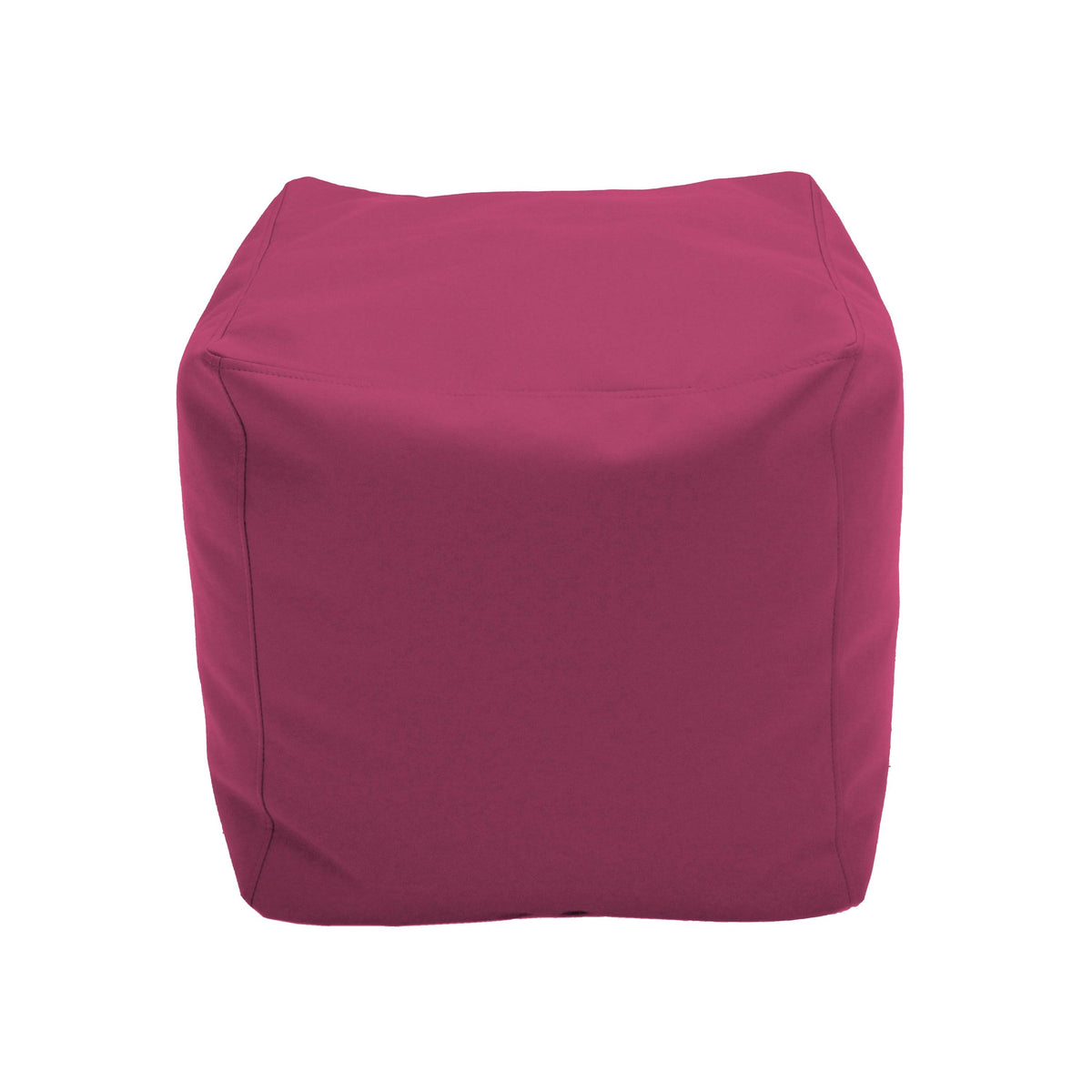 Raspberry Square Bean Bag Pouf Z618182
