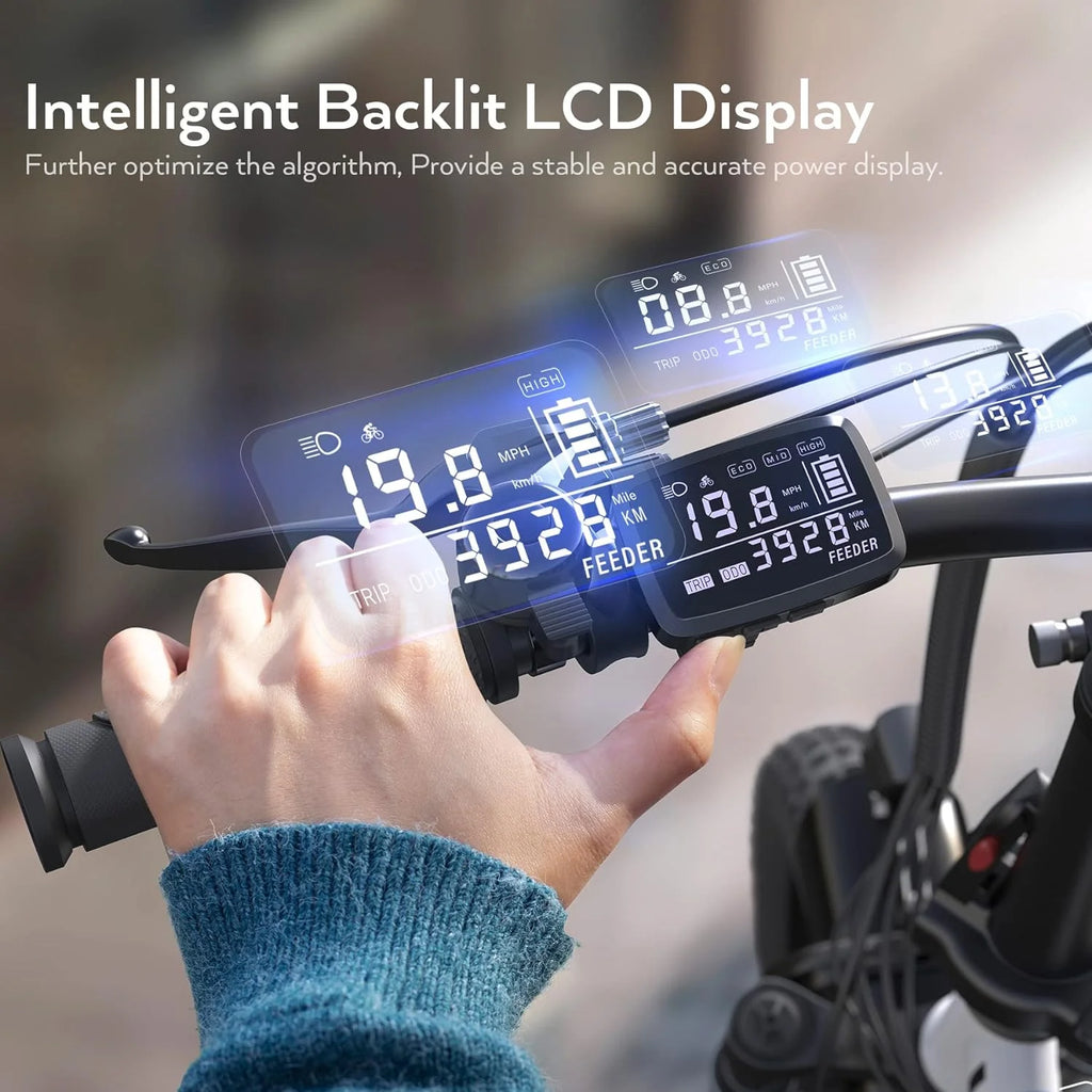 350W Folding Electric Bike 16 x 3.0 Fat Tire L499469