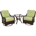 3-Piece Patio Chat Set in Green Y9526