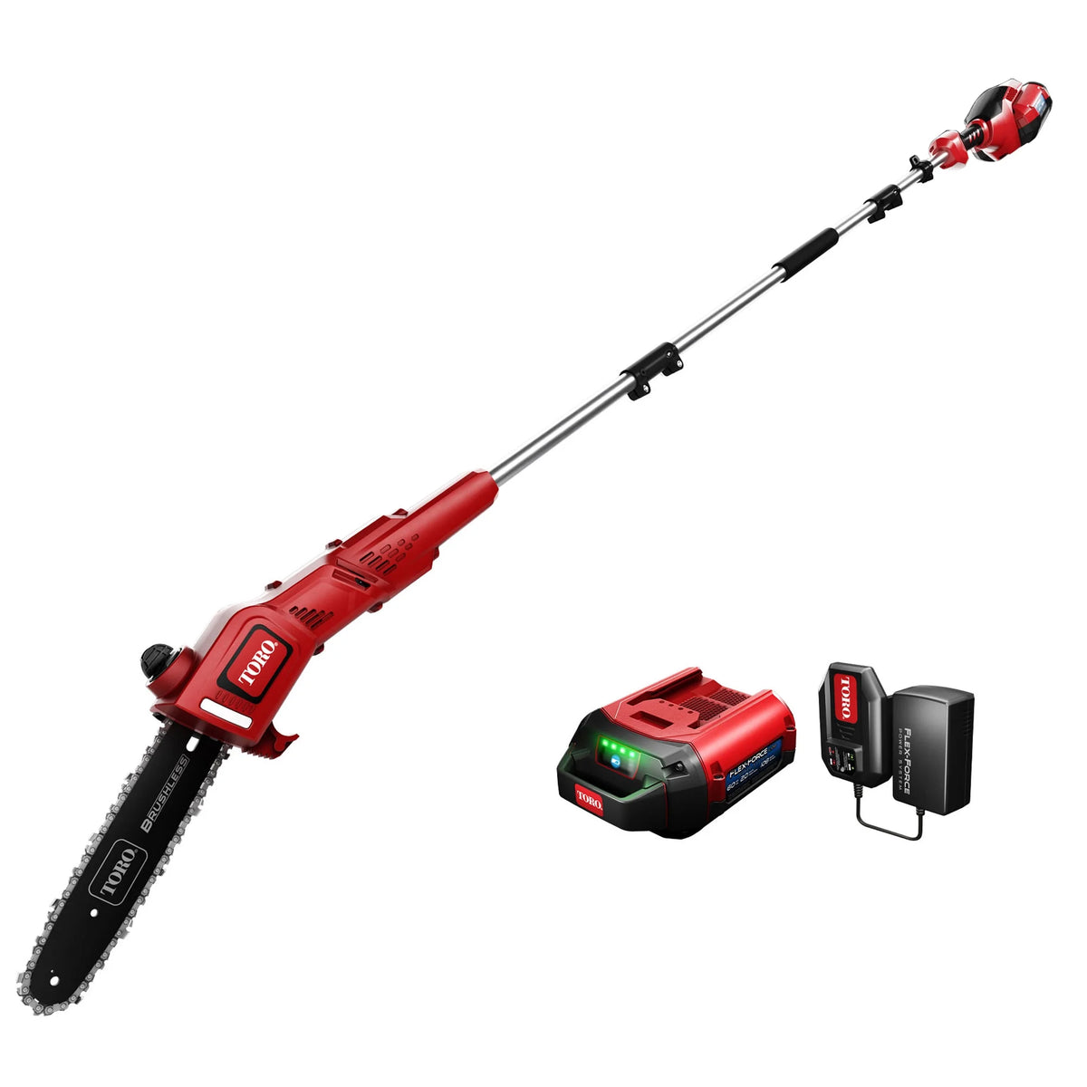 60V Max Cordless Electric Pole Saw with Battery & Charger X6613