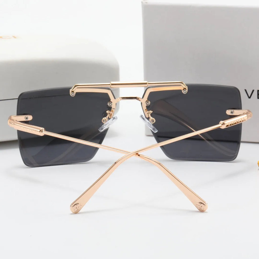 Frameless Double Bridge Polarized Sunglasses O946684