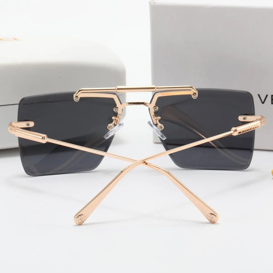 Frameless Double Bridge Polarized Sunglasses O946684