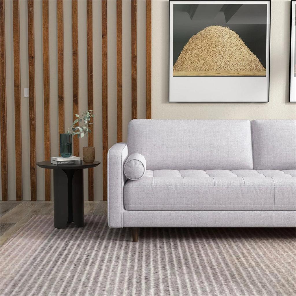 Beige Fabric Living Room Couch E51501