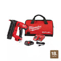 18-Volt 18-Gauge Cordless Brad Nailer Kit with Battery, Charger and Bag W514959