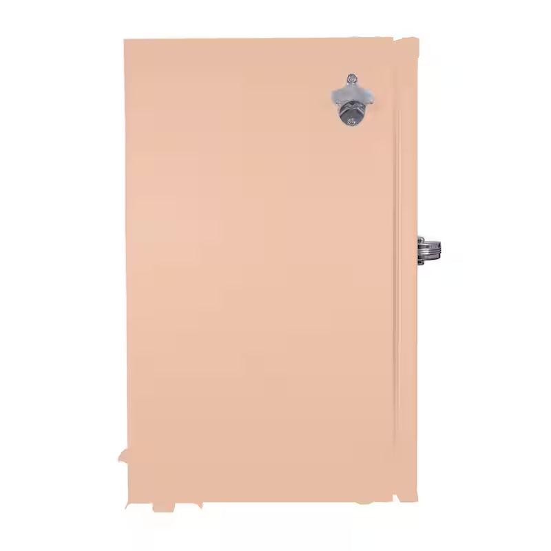 Coral Pink Retro Mini Fridge U303092