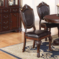 Brown Set of 2 Dining Chairs B8143