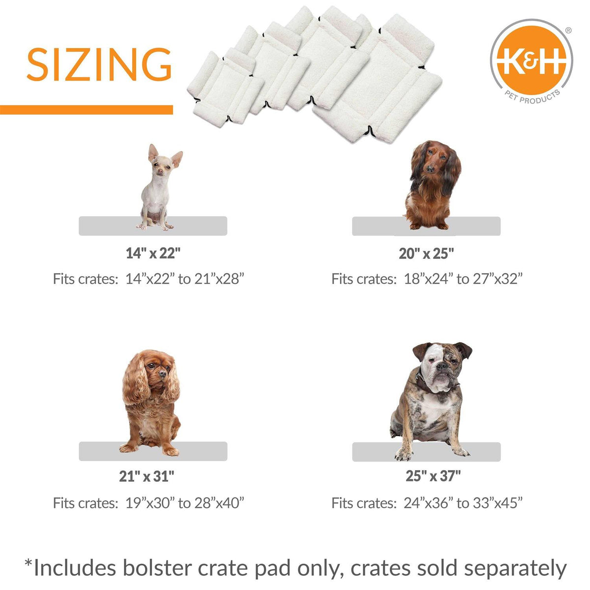 Medium Natural Dog Crate Pad H267