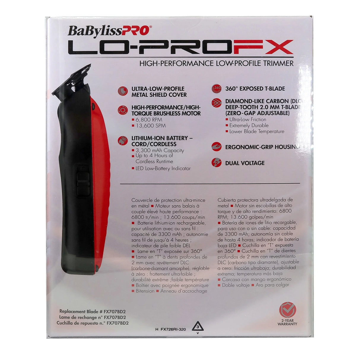Red LO-PRO FX Trimmer X849859
