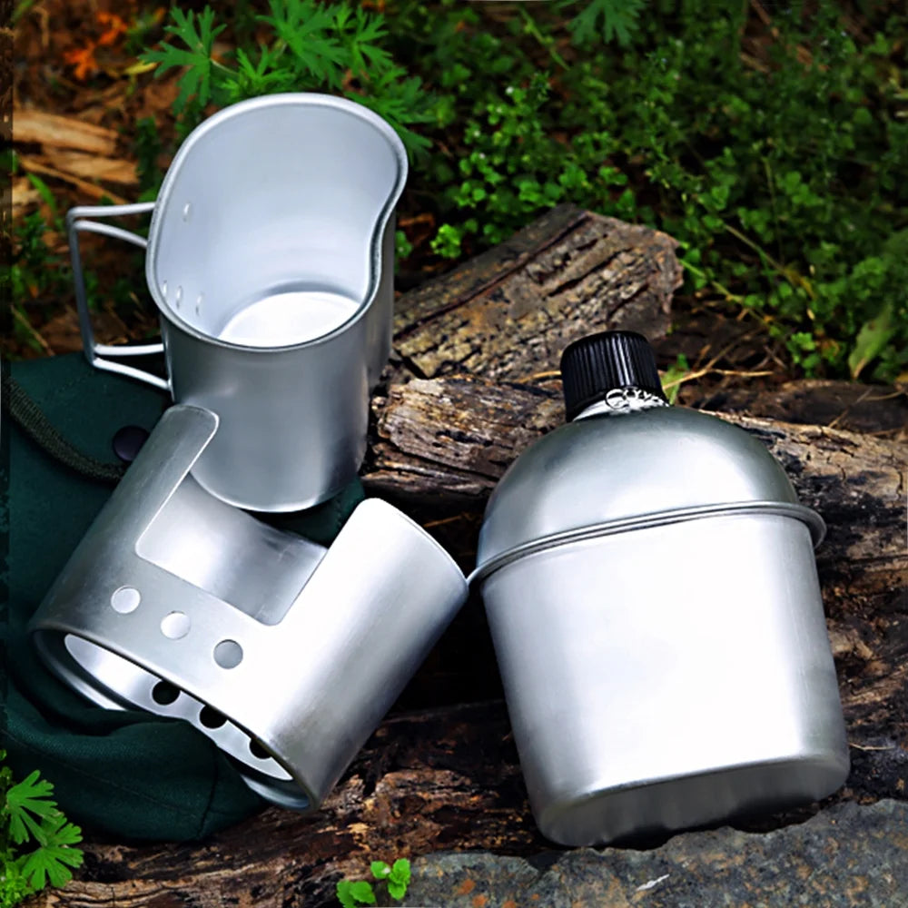 3pcs Aluminum Cookware Set with Cover Bag I285