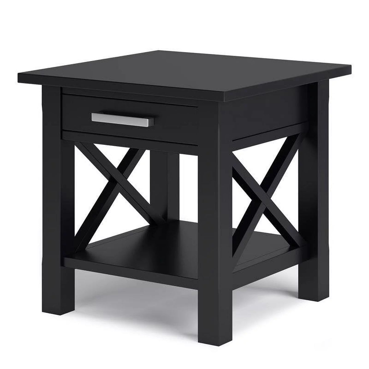Solid Wood End Table with Storage G117915