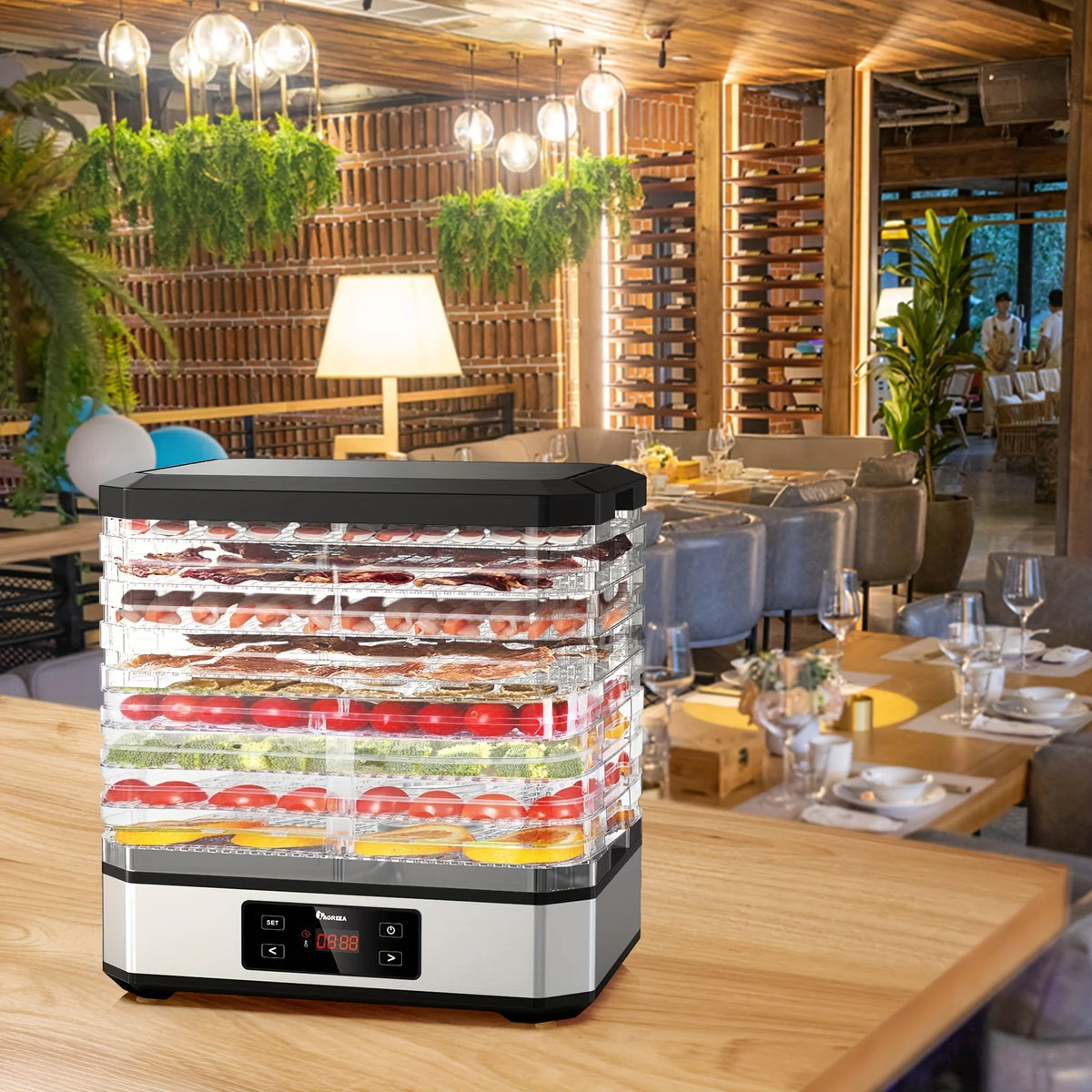 Stainless Steel Food Dehydrator (400W) U39319
