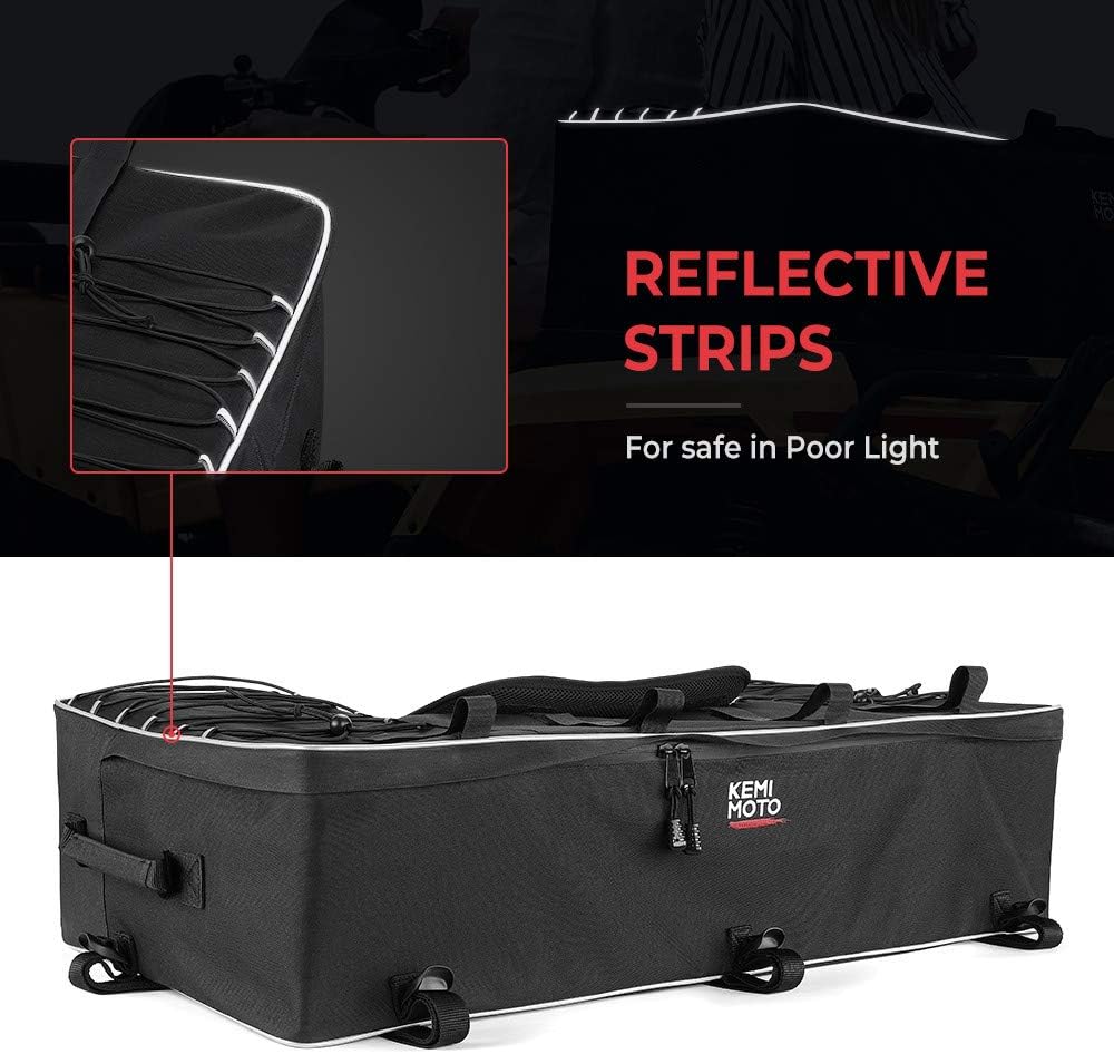 Water-Resistant ATV Storage Seat Bag with Cushion A81880