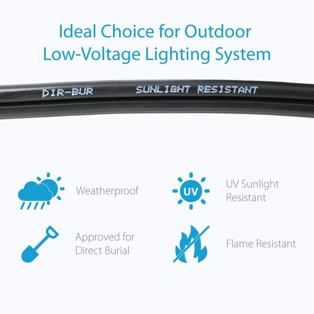 16AWG 2-Conductor Direct Burial Wire 250ft N86776