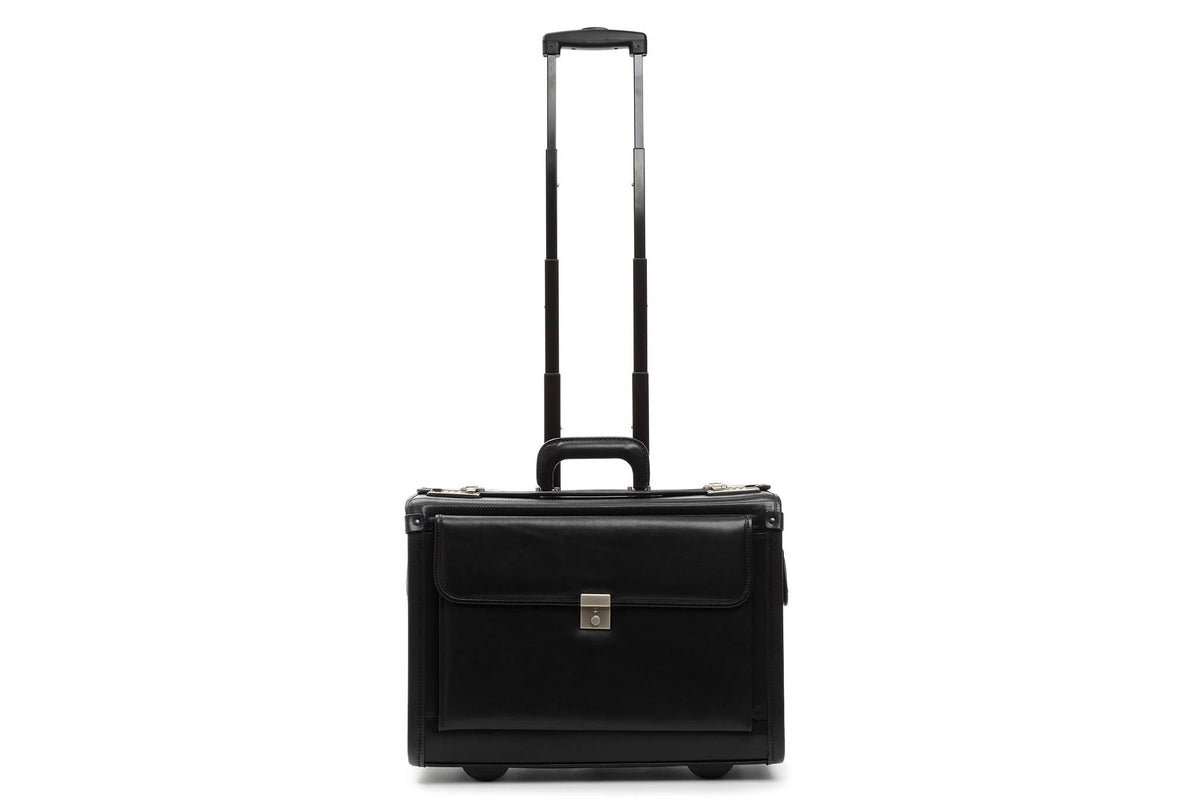 Wheeled Leather Catalog Case I285