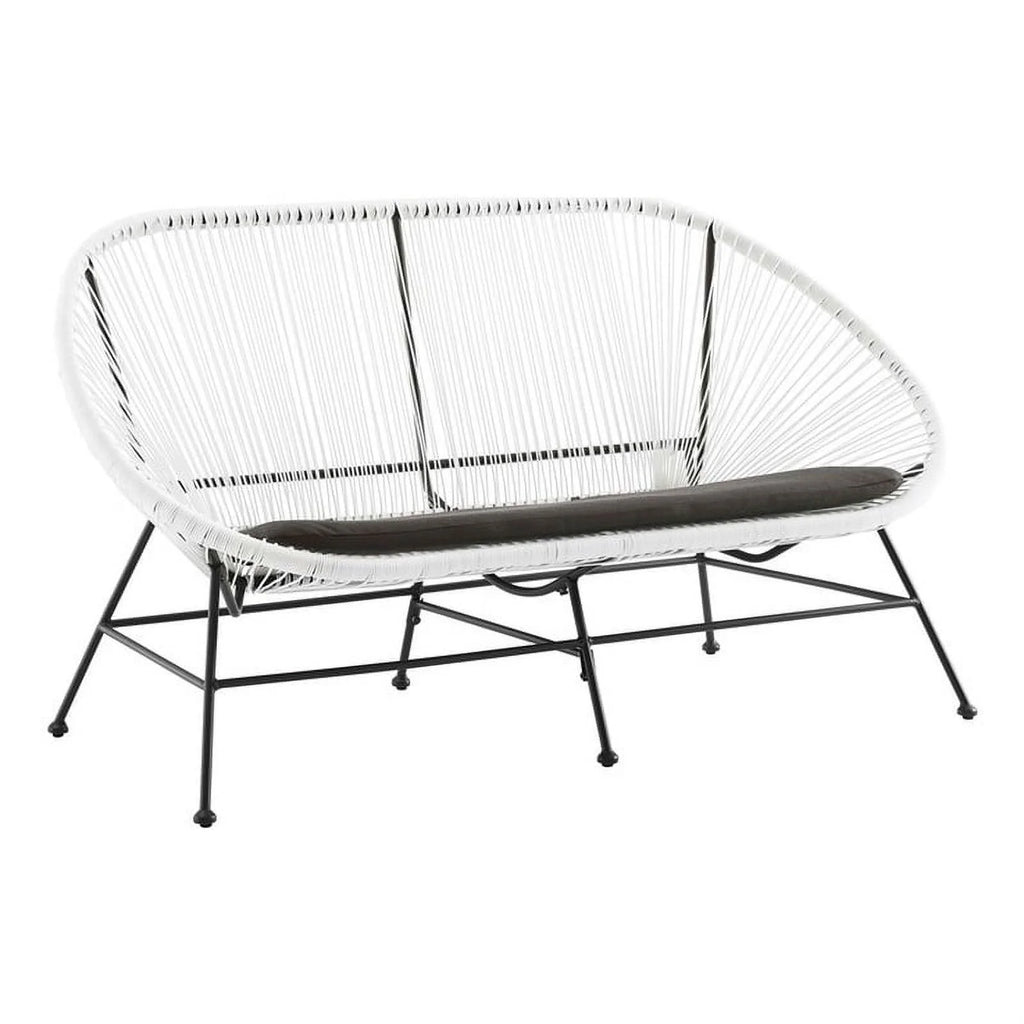 3-Piece Set with 2 Single Chairs and Loveseat in White L8329
