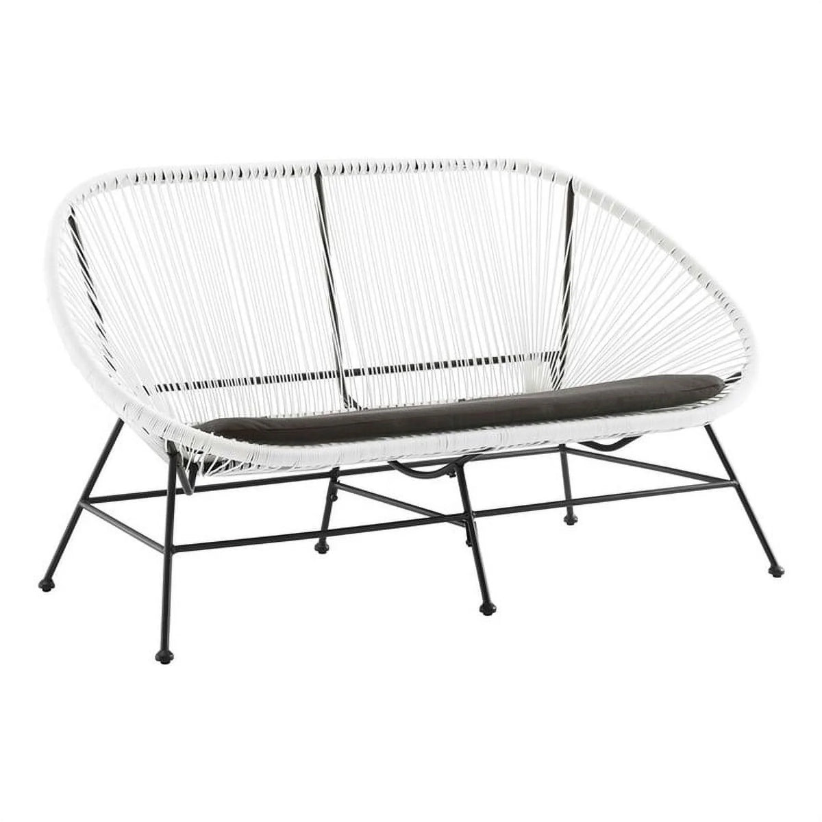 3-Piece Set with 2 Single Chairs and Loveseat in White L8329