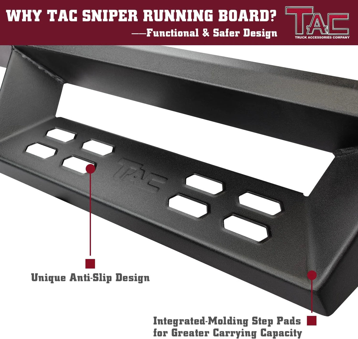 Running Boards Side Steps Nerf Bars 2pcs W185498