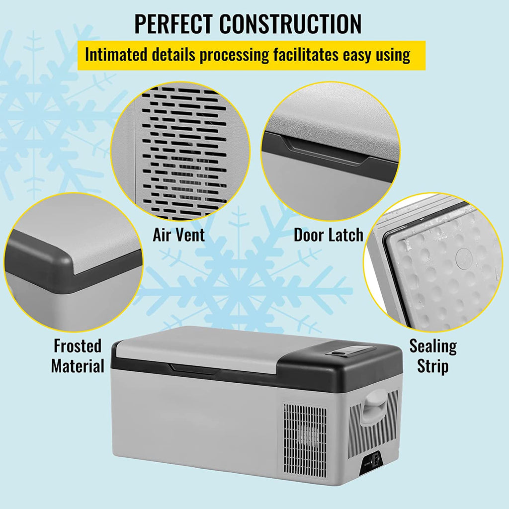 12V 16 qt. Portable Car Refrigerator with Cooler U397