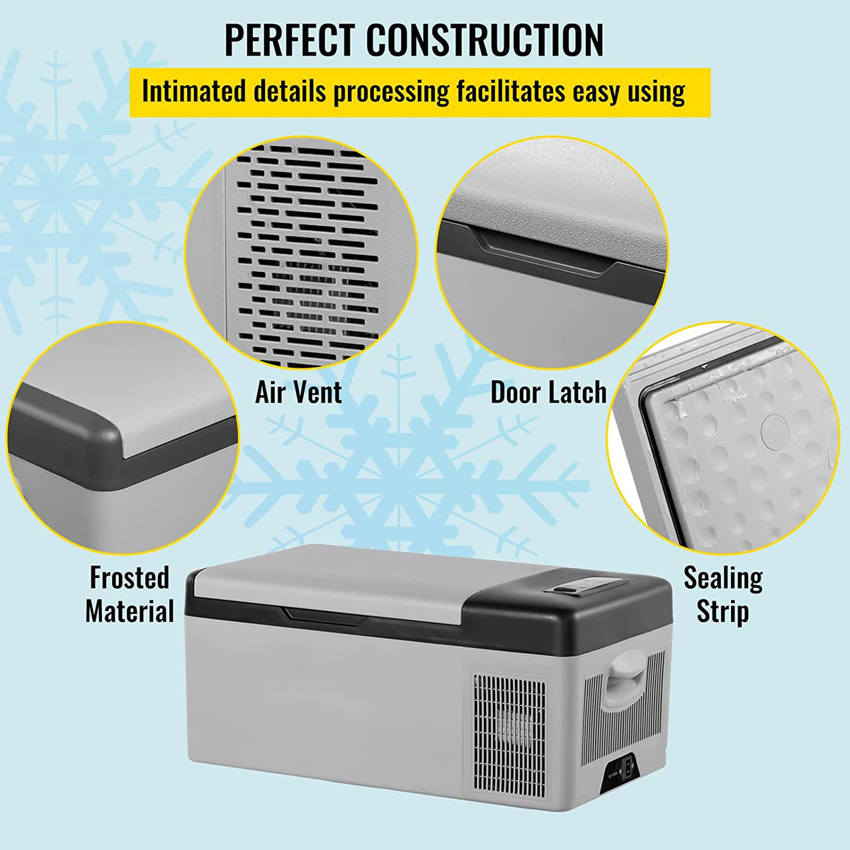 12V 16 qt. Portable Car Refrigerator with Cooler U397