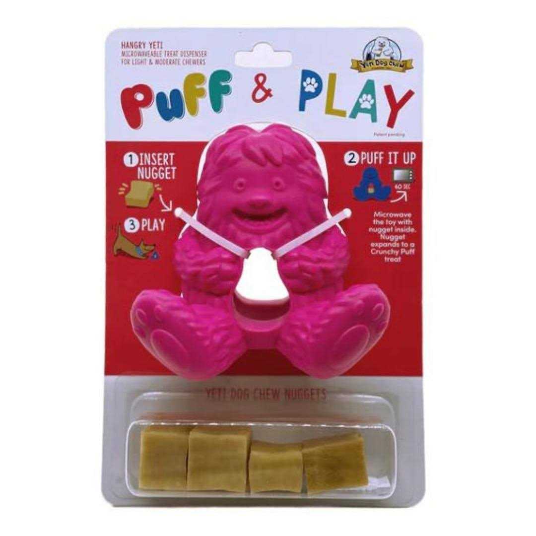 Dog Puff & Play Toy V88052