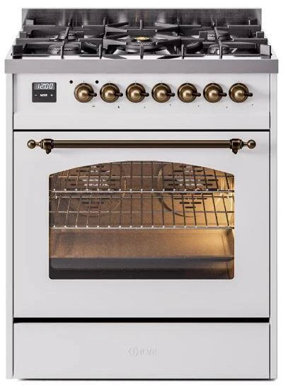 White Dual Fuel Propane Gas Range R36990
