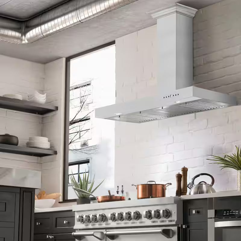 400 CFM Convertible Wall Mount Range Hood in Stainless Steel O722