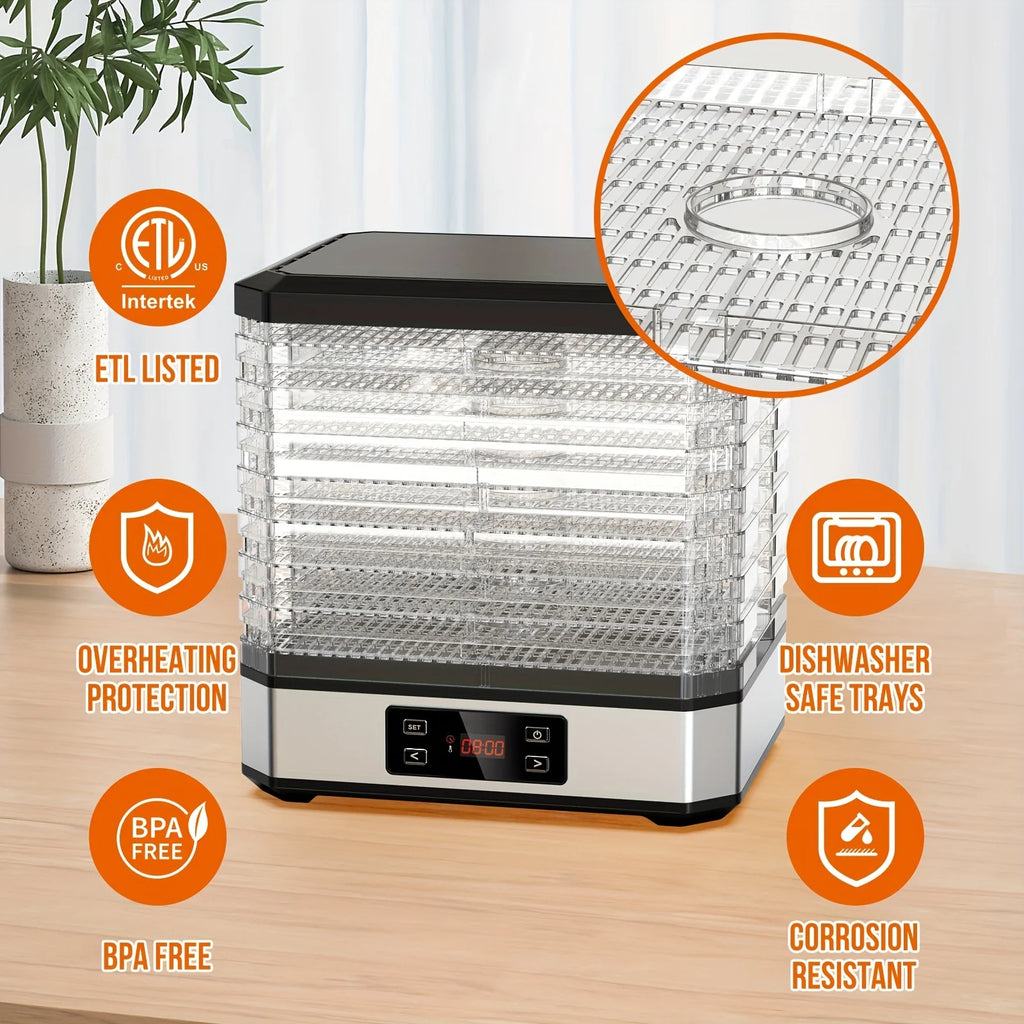 Stainless Steel Food Dehydrator (400W) U39319