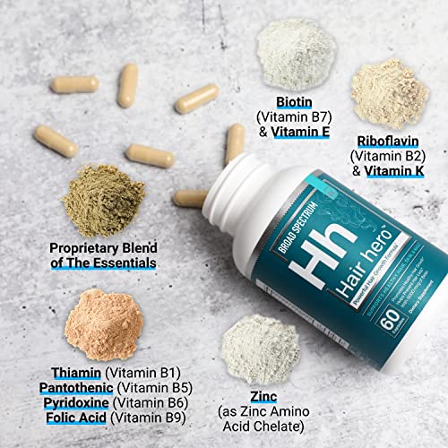 Hair Supplement with 5000 mcg Biotin E754