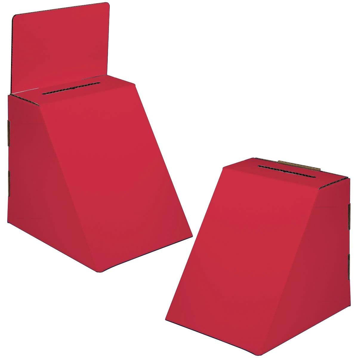 Red Cardboard Ballot Box E364186