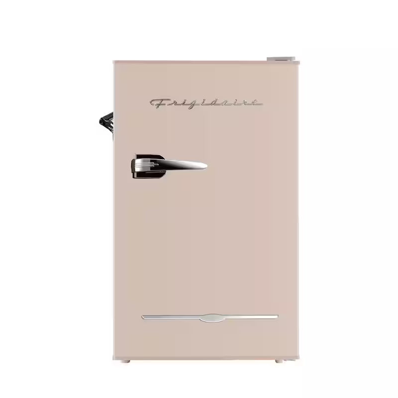 Coral Pink Retro Mini Fridge U303092