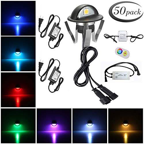 50 Pc Low Voltage LED Deck Light Kit Y296