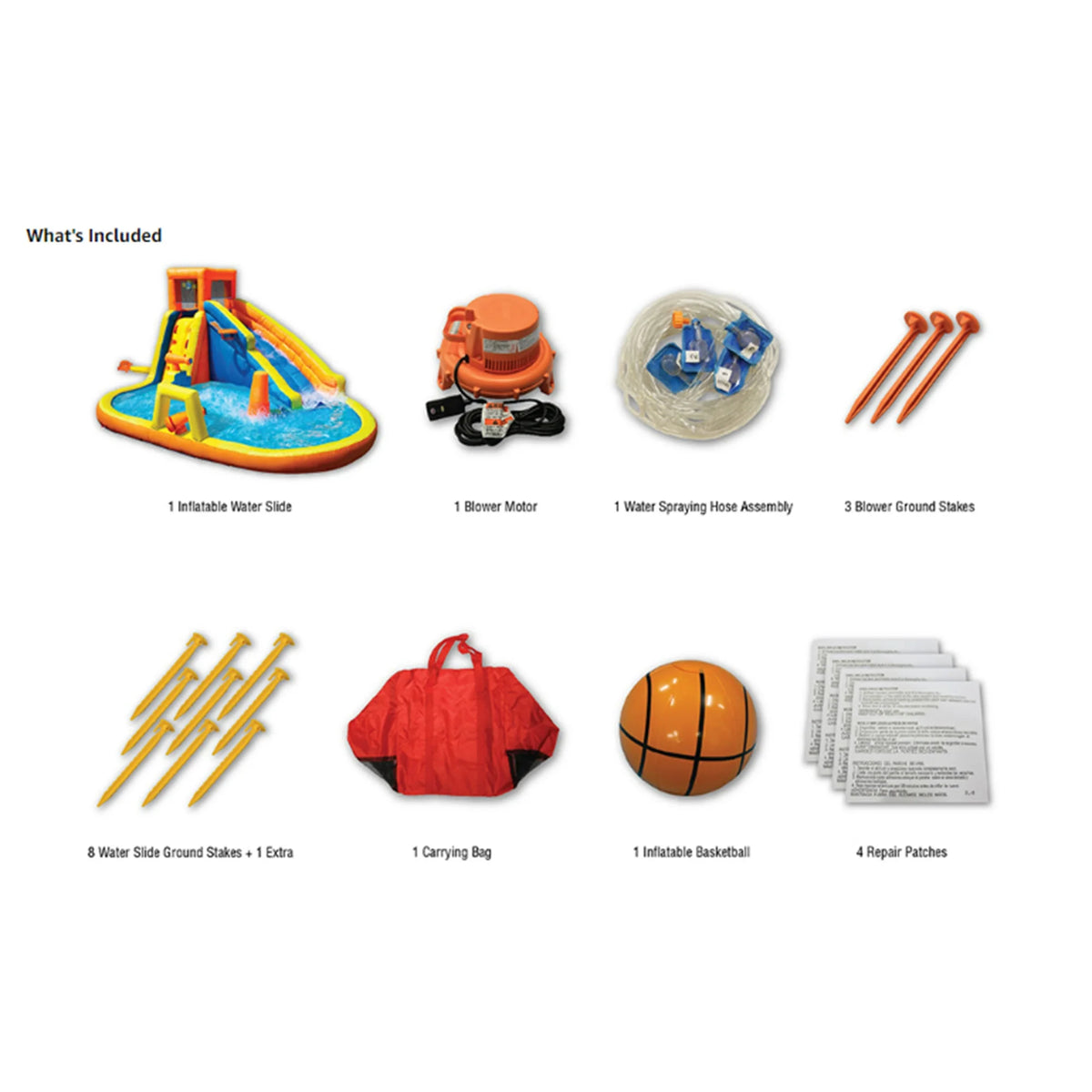 Inflatable Battle Blast Adventure Park with Motor and Battle Bop Combo D841780