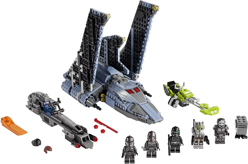 Star Wars Attack Shuttle Building Toy Set with 5 Clones Minifigures I829