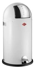 9 Gallon Step on Trash Can White F7312