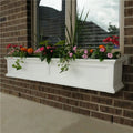 White Window Planter Box with Brackets I1718