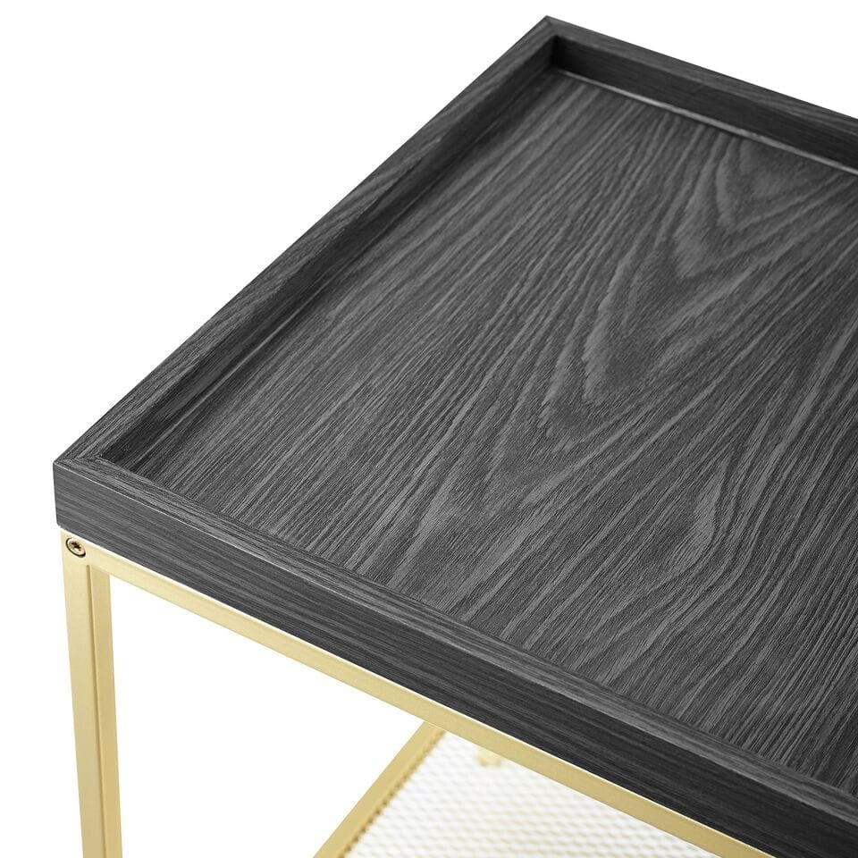 Graphite Square Side Table E64209
