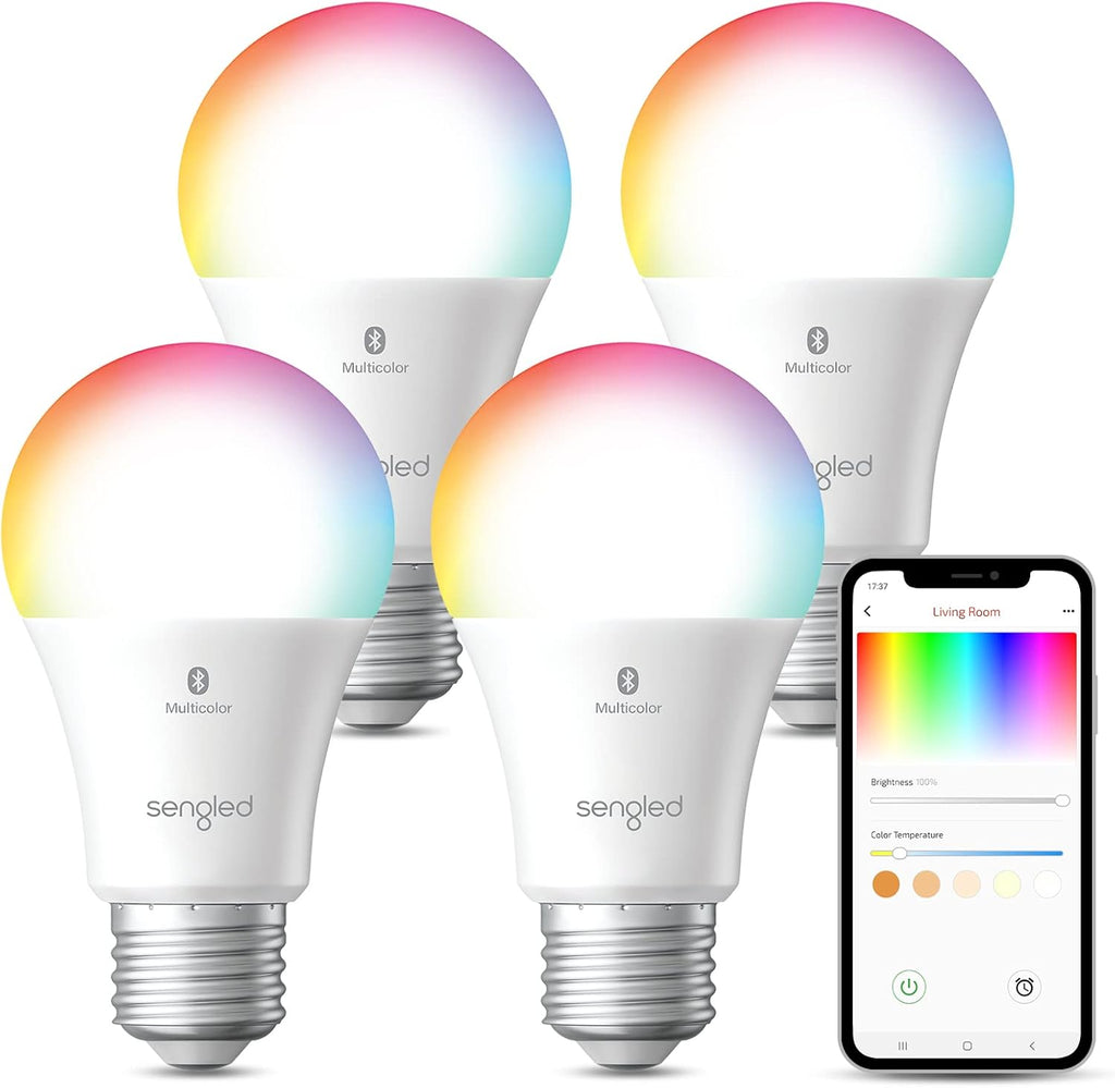 5/6 inch Multicolor Dimmable Smart LED Downlight, 4 Pack N38002