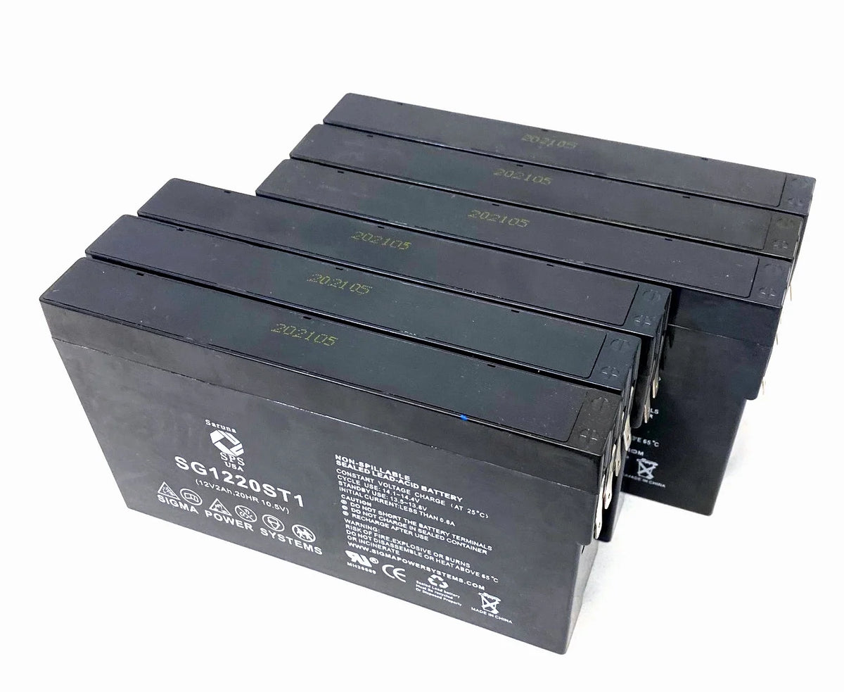 12V 2Ah Replacement Battery 6 Pack F1536