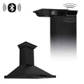 36 in. Black Stainless Steel Indoor Wall Range Hood X5618