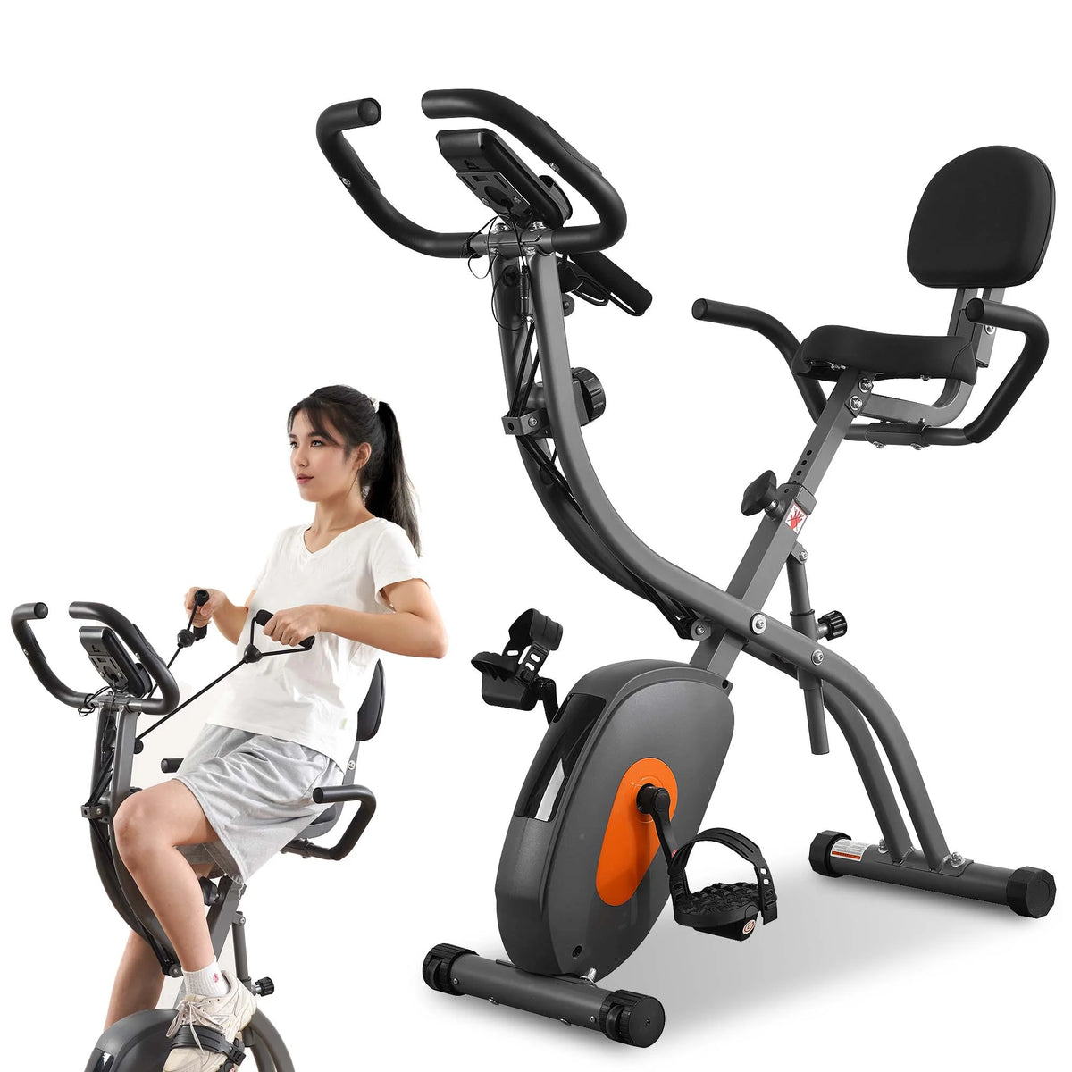 Folding 3-in-1 Recumbent Exercise Bike P71243