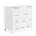 White 3 Drawer Chest B3227