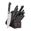 16 Pc Knife Set with Walnut Block Y591986