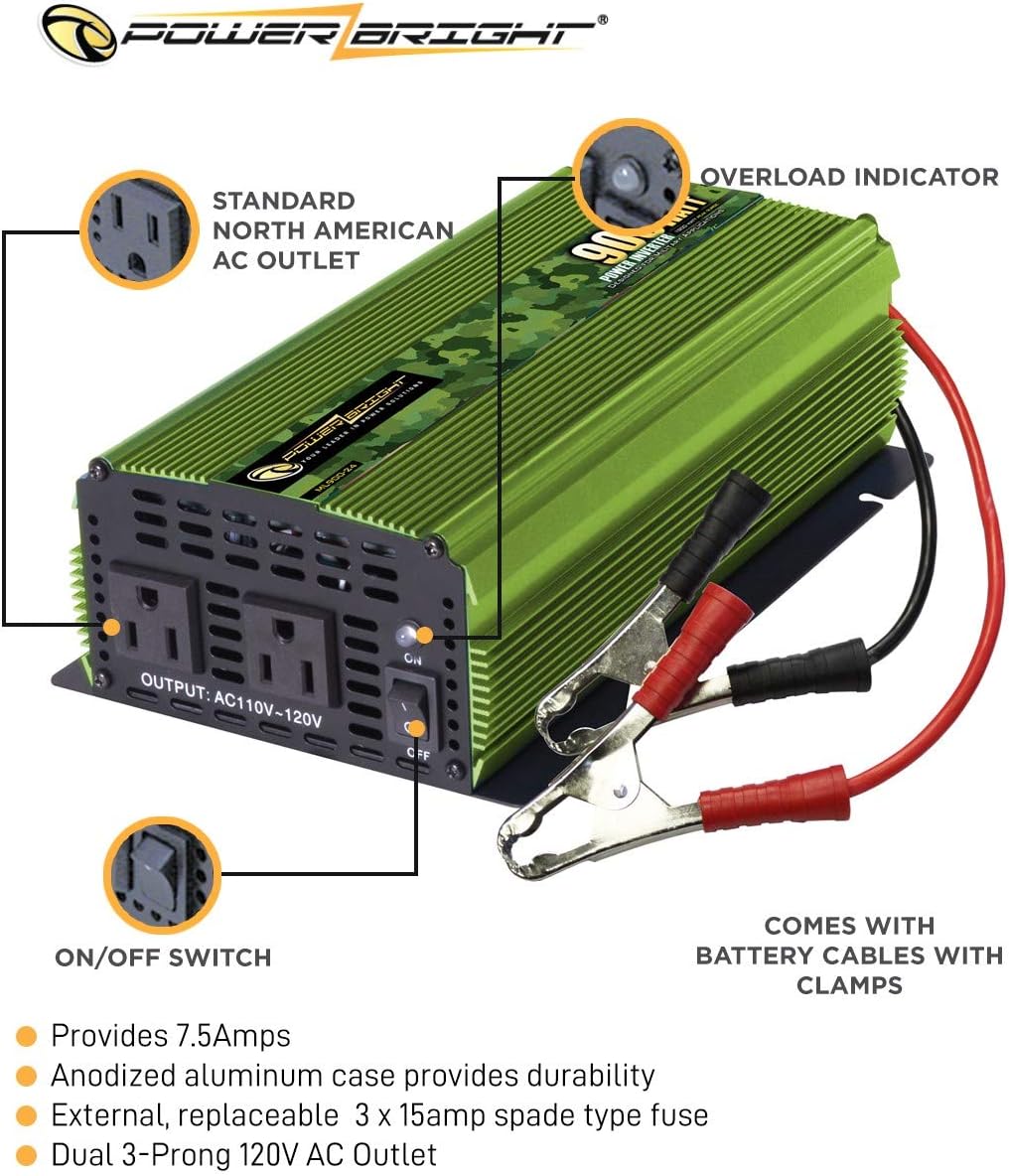 2300 Watt 24V Power Inverter with Dual 110V AC Outlets E81123